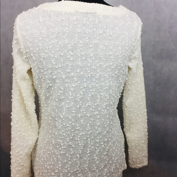 Apt 9‎ white sweater size small - Picture 4 of 7